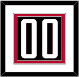 Houston Number - Black Statement - Double Mat 1