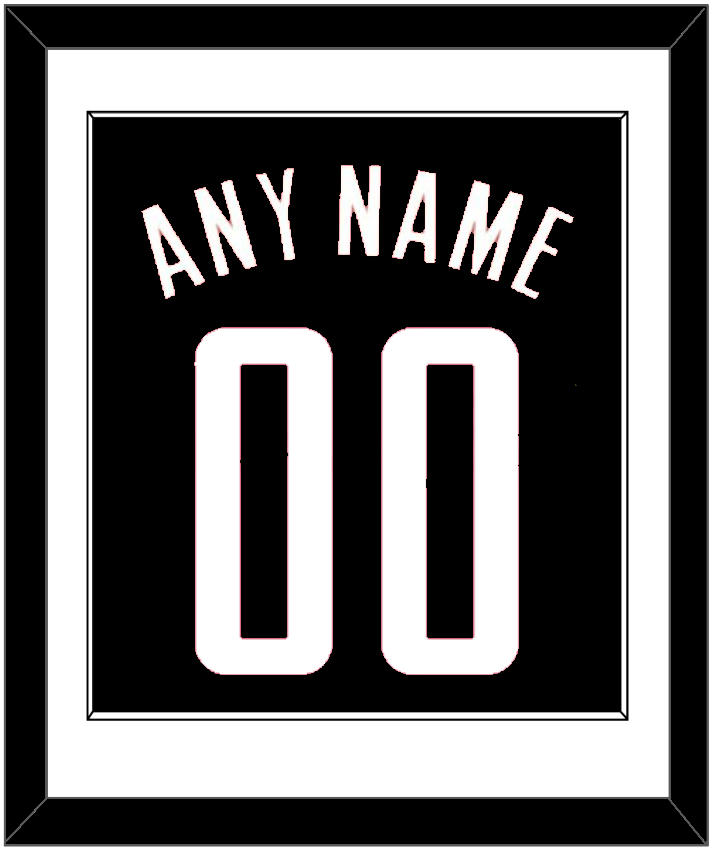Houston Name & Number - Black Statement - Essential Tier 1