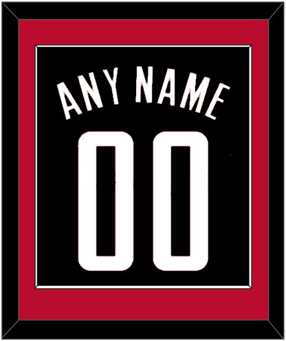 Houston Name & Number - Black Statement - Essential Tier 2