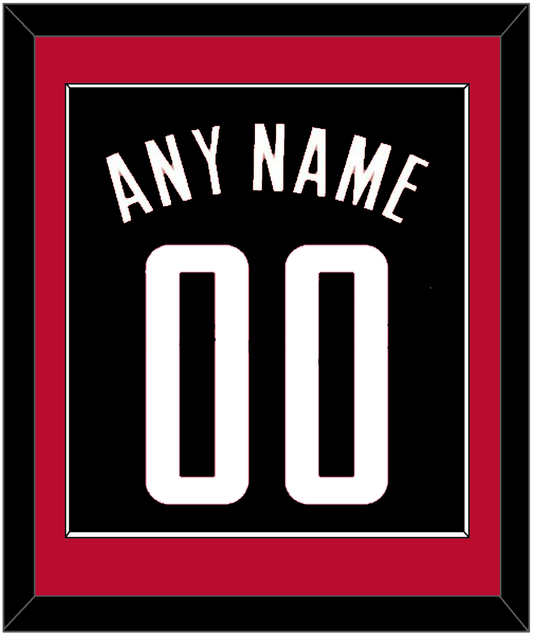 Houston Name & Number - Black Statement - Essential Tier 2