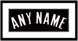 Houston Name - Black Statement - Single Mat 1