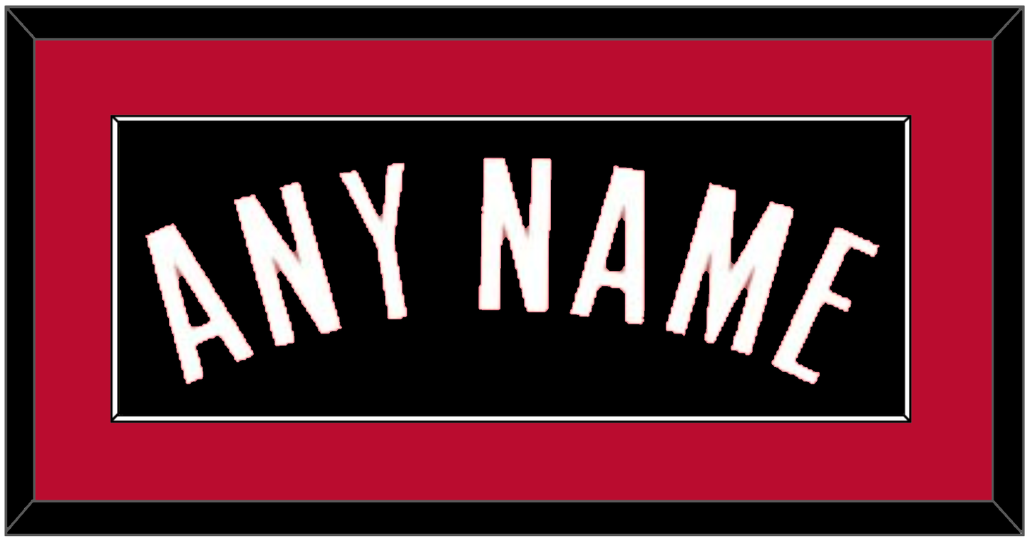 Houston Name - Black Statement - Essential Tier 2