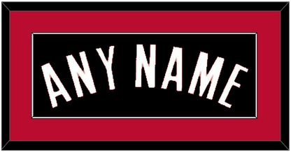 Houston Name - Black Statement - Essential Tier 2