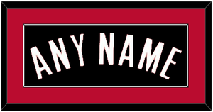 Houston Name - Black Statement - Single Mat 2