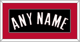 Houston Name - Black Statement - Single Mat 2