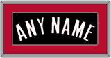 Houston Name - Black Statement - Single Mat 2