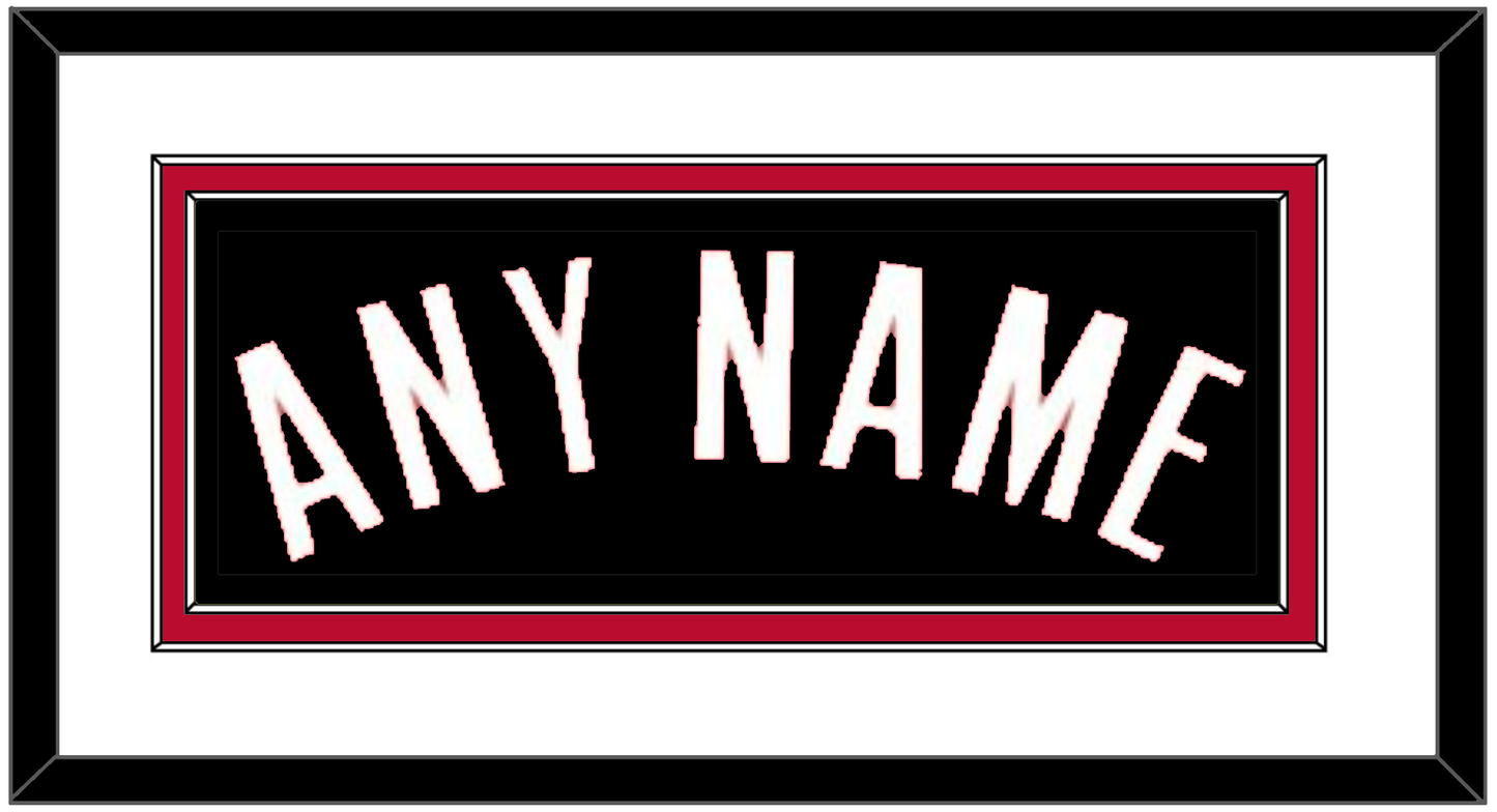 Houston Name - Black Statement - Signature Tier 1