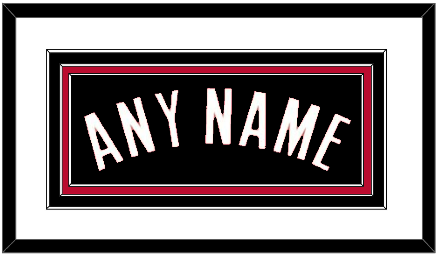 Houston Name - Black Statement - Premier Tier 1