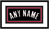 Houston Name - Black Statement - Triple Mat 1