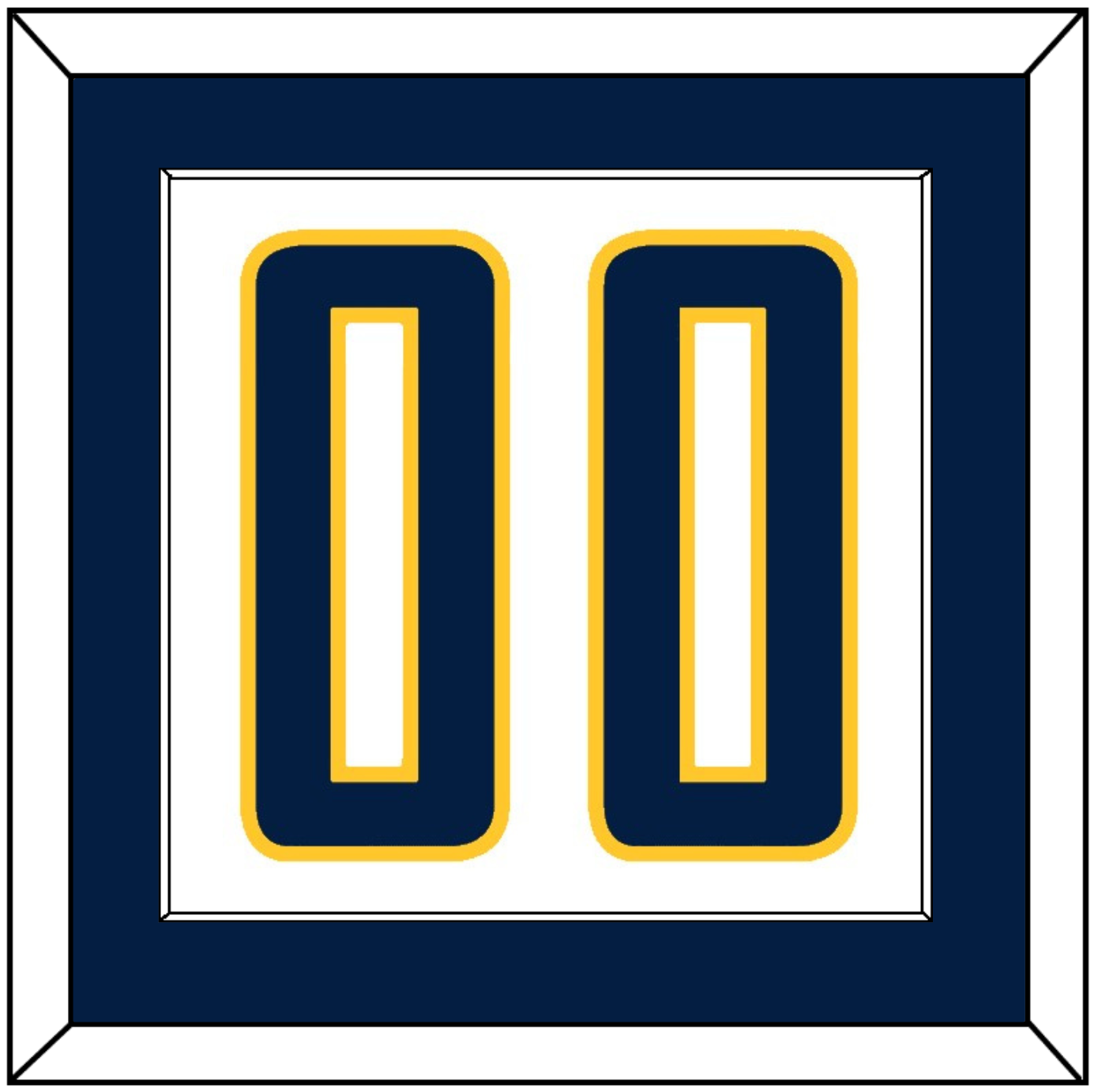 Indiana Number - Home White (2006-2017) - Essential Tier 1