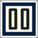 Indiana Number - Home White (2006-2017) - Single Mat 1