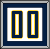 Indiana Number - Home White (2006-2017) - Single Mat 1