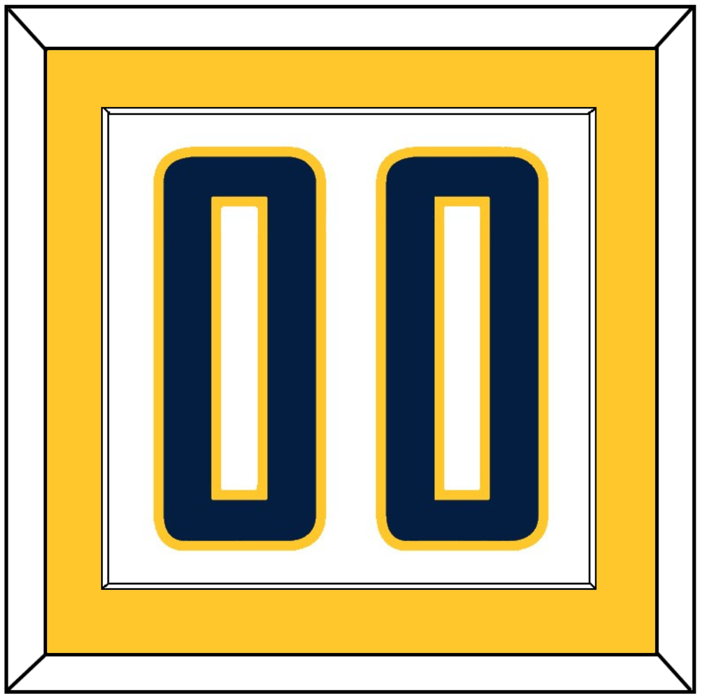 Indiana Number - Home White (2006-2017) - Essential Tier 2