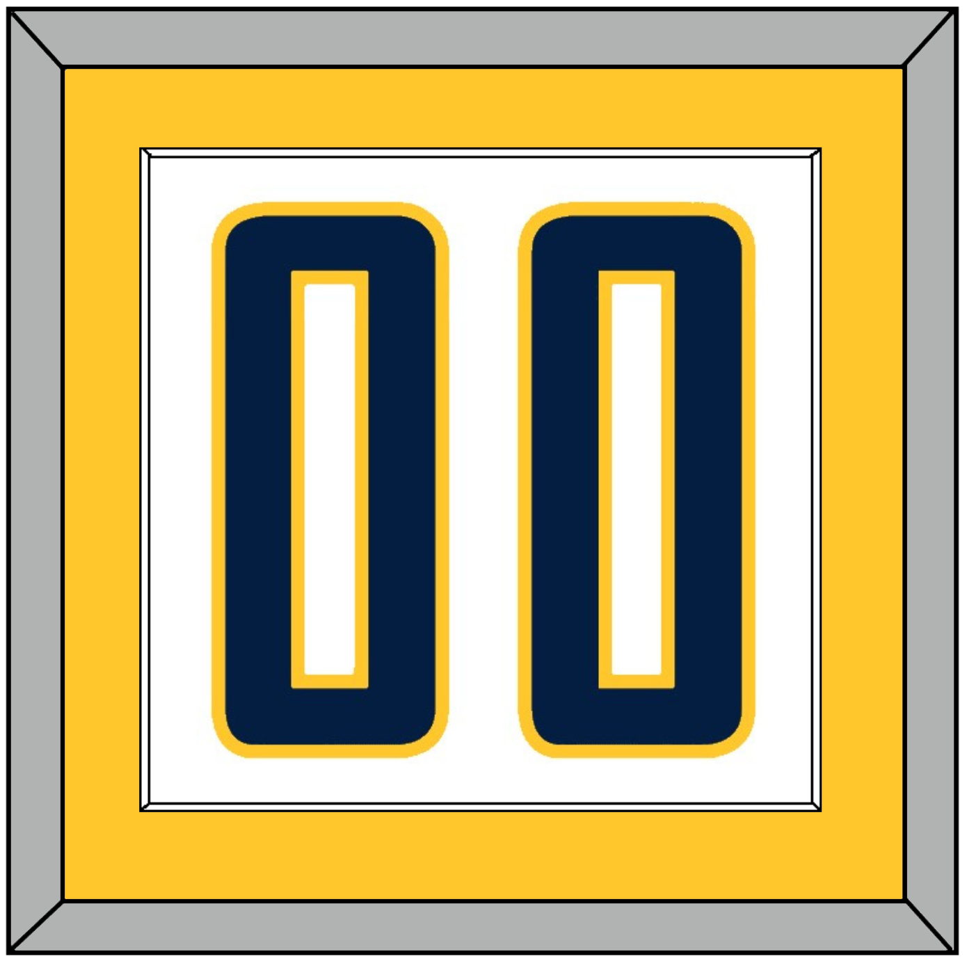 Indiana Number - Home White (2006-2017) - Essential Tier 2