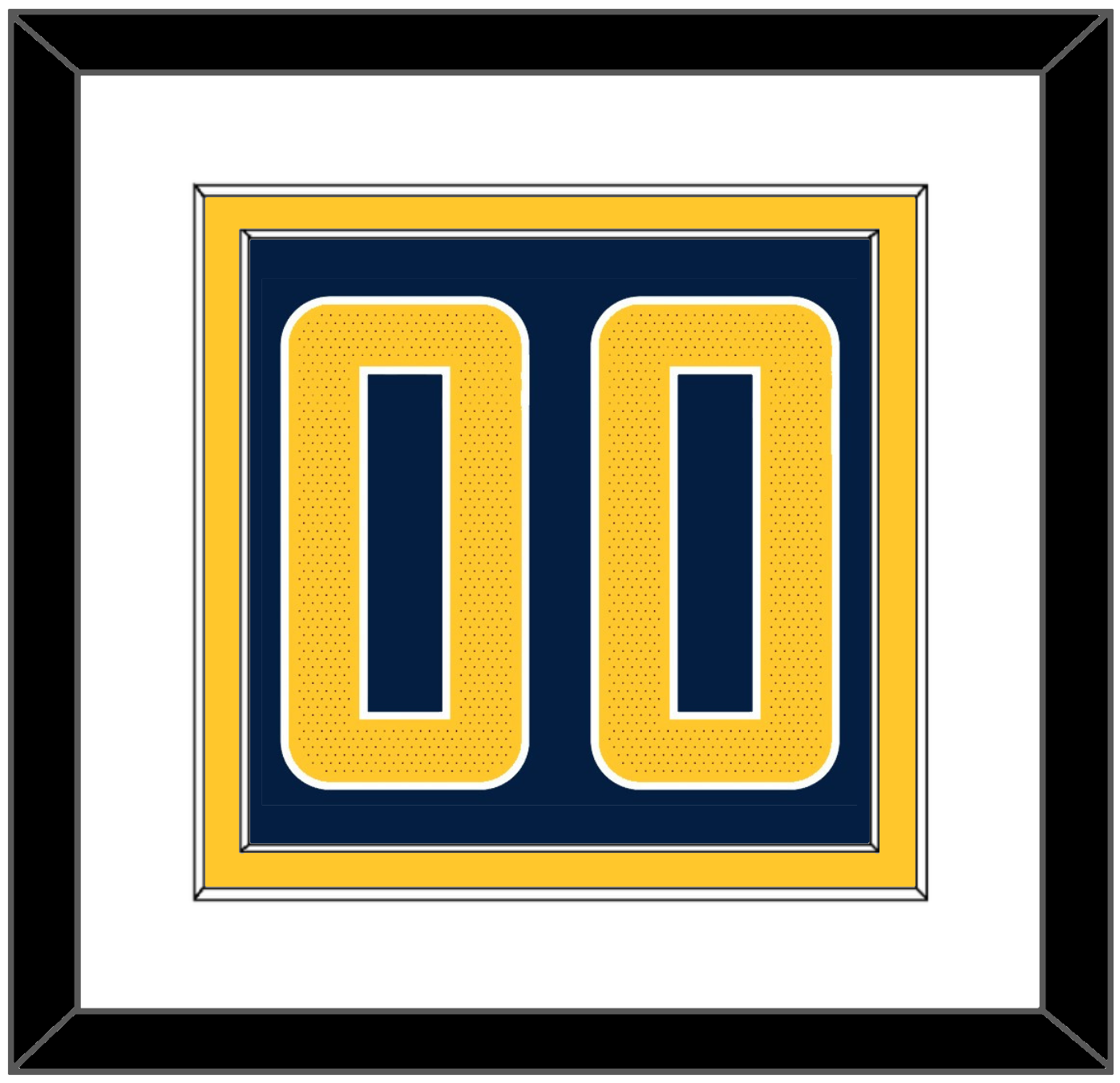 Indiana Number - Navy Blue Icon - Signature Tier 1