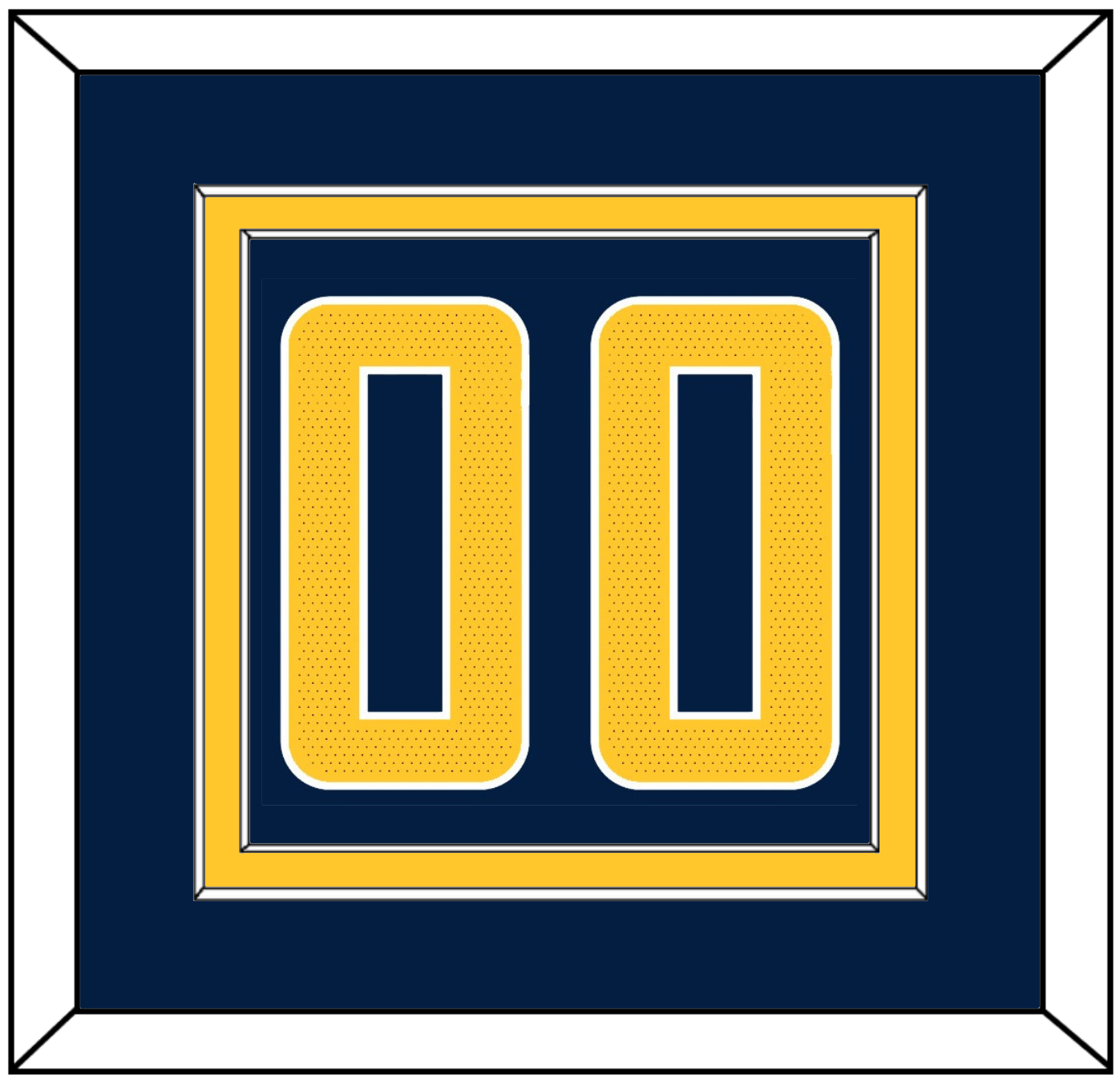 Indiana Number - Navy Blue Icon - Signature Tier 2