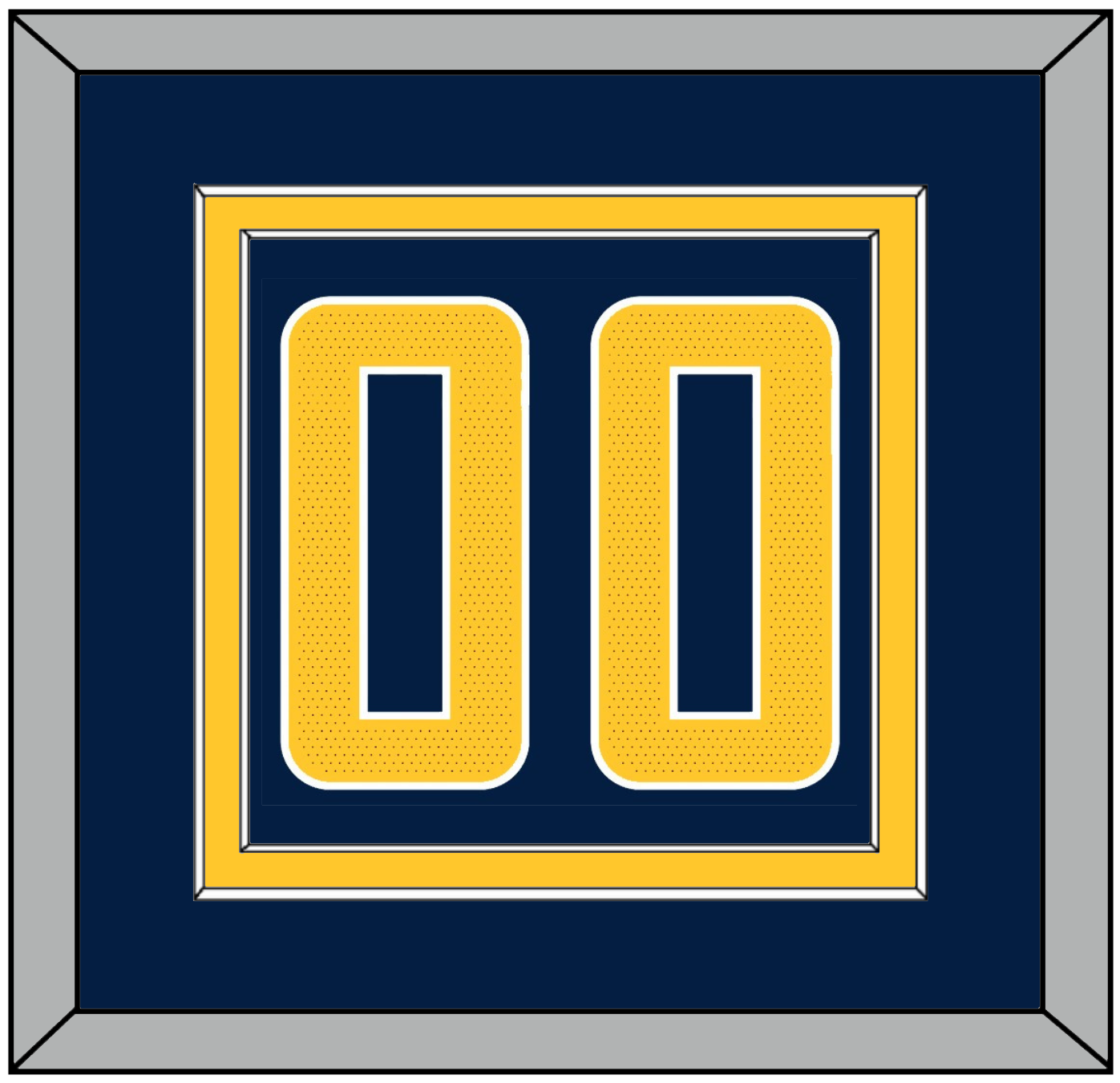 Indiana Number - Navy Blue Icon - Signature Tier 2
