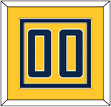 Indiana Number - Gold Statement - Double Mat 2