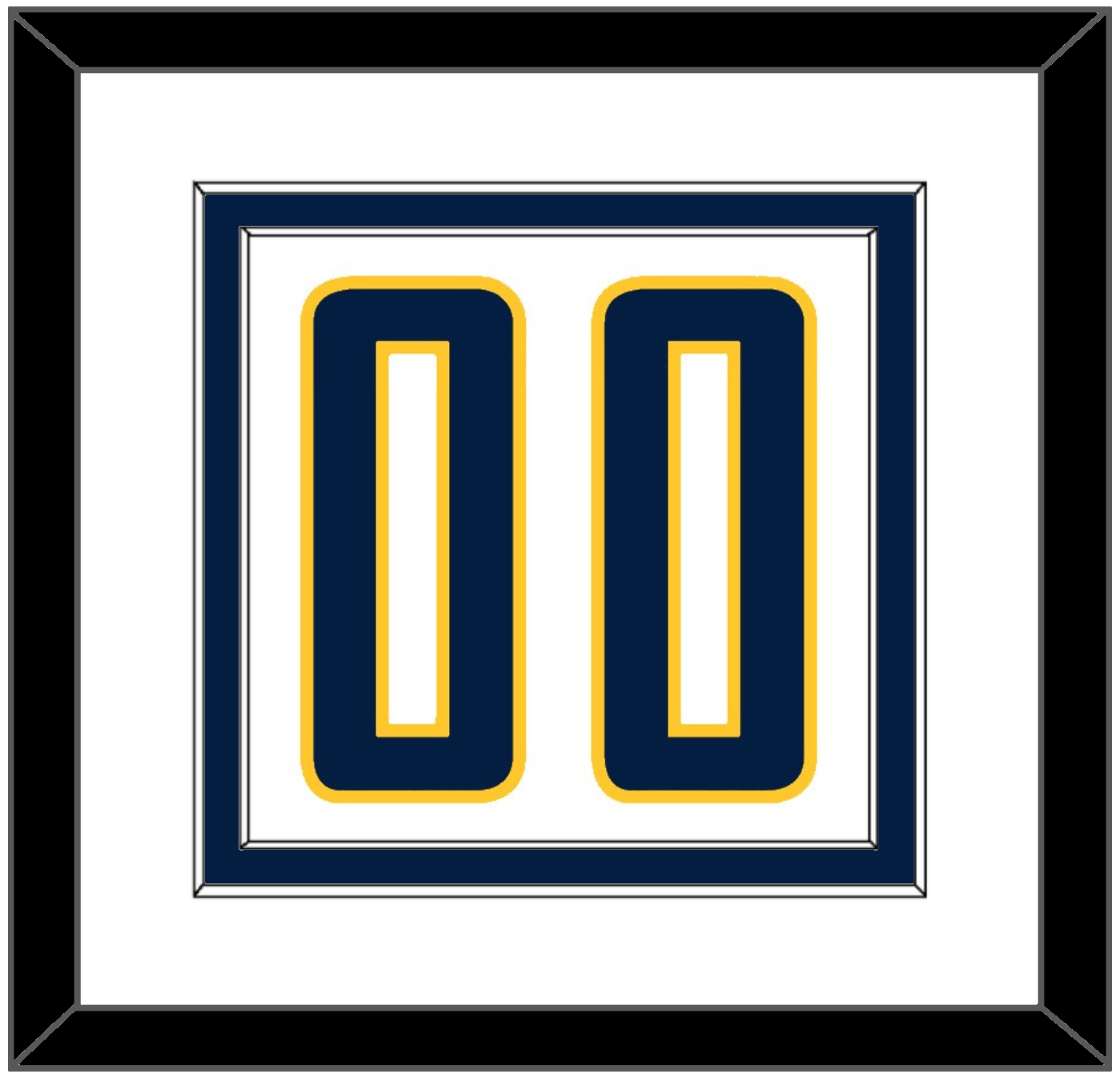 Indiana Number - Home White (2006-2017) - Signature Tier 1