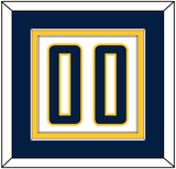 Indiana Number - Home White (2006-2017) - Double Mat 3