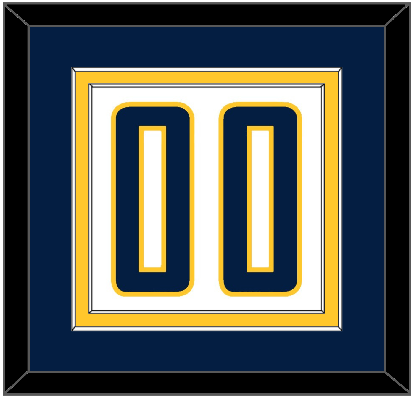 Indiana Number - Home White (2006-2017) - Signature Tier 3