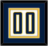 Indiana Number - Home White (2006-2017) - Double Mat 3