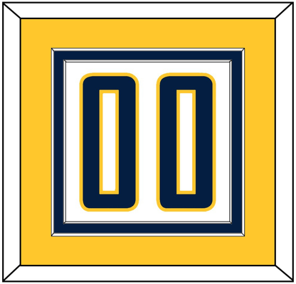 Indiana Number - Home White (2006-2017) - Signature Tier 4