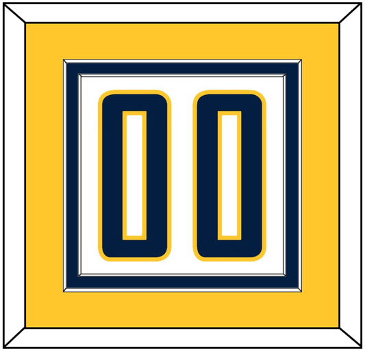 Indiana Number - Home White (2006-2017) - Signature Tier 4
