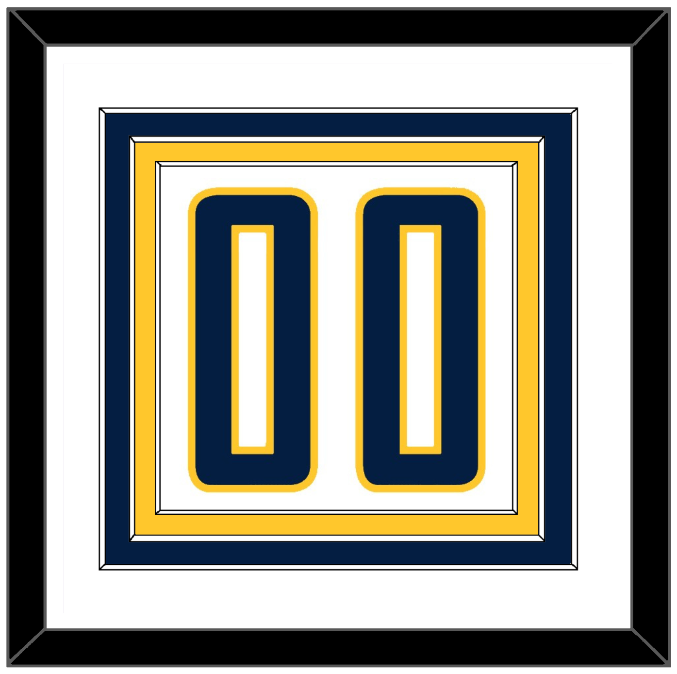 Indiana Number - Home White (2006-2017) - Premier Tier 1