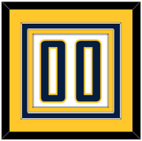 Indiana Number - Home White (2006-2017) - Triple Mat 3