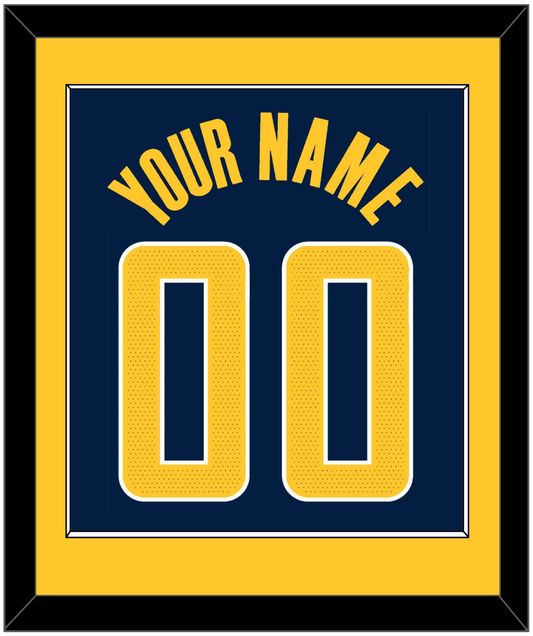 Indiana Name & Number - Navy Icon - Essential Tier 2