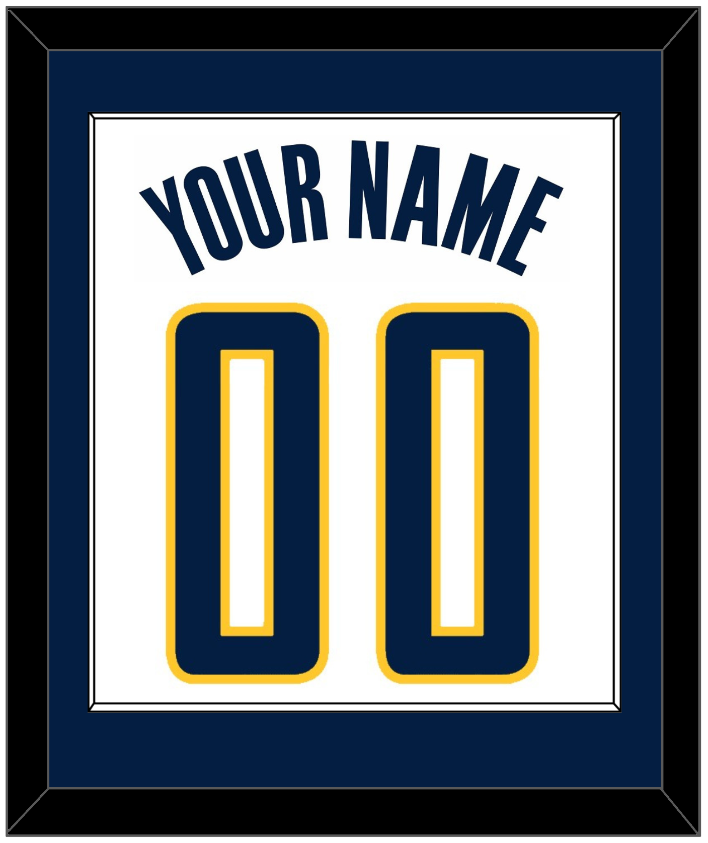 Indiana Name & Number - Home White (2006-2017) - Essential Tier 1