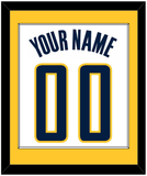 Indiana Name & Number - Home White (2006-2017) - Single Mat 2