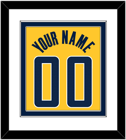 Indiana Name & Number - Gold Statement - Signature Tier 1