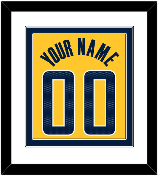 Indiana Name & Number - Gold Statement - Signature Tier 1