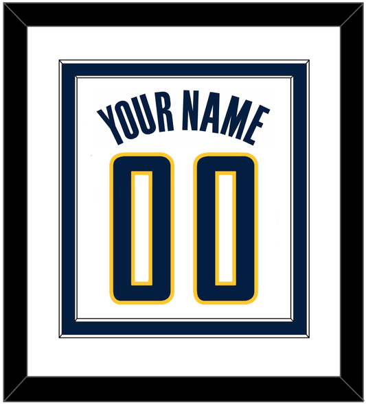 Indiana Name & Number - Home White (2006-2017) - Signature Tier 1