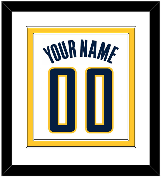 Indiana Name & Number - Home White (2006-2017) - Signature Tier 2