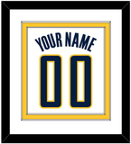 Indiana Name & Number - Home White (2006-2017) - Double Mat 2