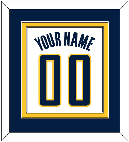 Indiana Name & Number - Home White (2006-2017) - Signature Tier 3