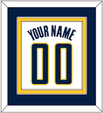 Indiana Name & Number - Home White (2006-2017) - Double Mat 3