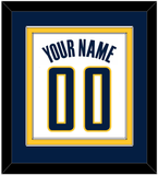 Indiana Name & Number - Home White (2006-2017) - Double Mat 3