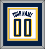 Indiana Name & Number - Home White (2006-2017) - Double Mat 3