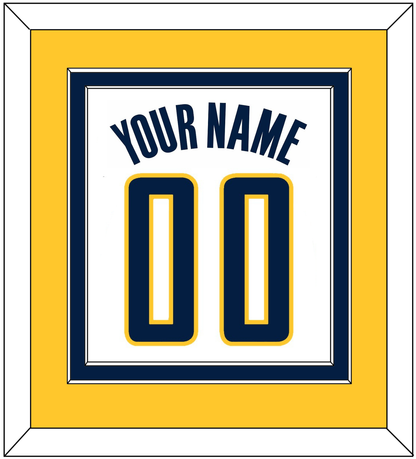 Indiana Name & Number - Home White (2006-2017) - Signature Tier 4