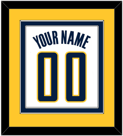 Indiana Name & Number - Home White (2006-2017) - Signature Tier 4