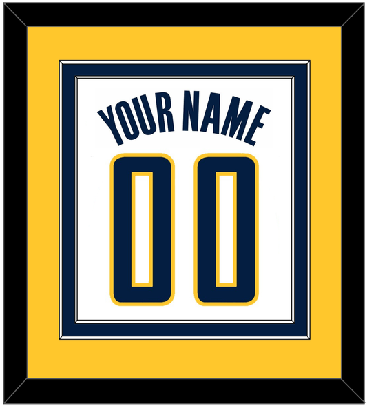 Indiana Name & Number - Home White (2006-2017) - Signature Tier 4