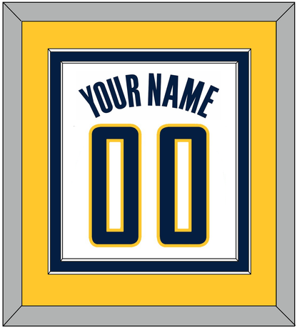 Indiana Name & Number - Home White (2006-2017) - Signature Tier 4