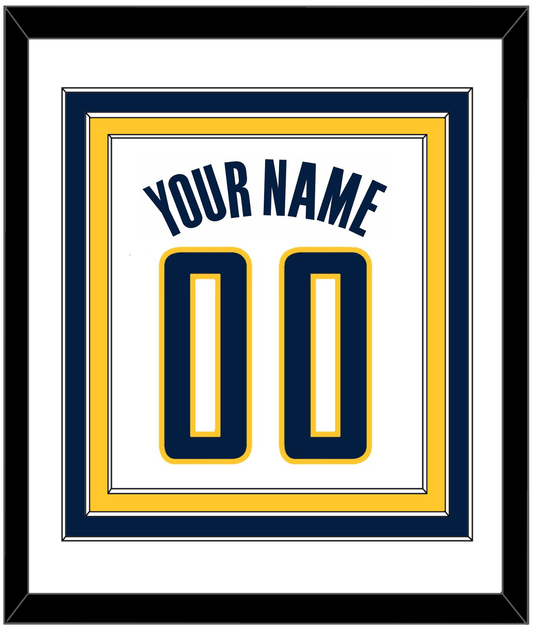 Indiana Name & Number - Home White (2006-2017) - Premier Tier 1