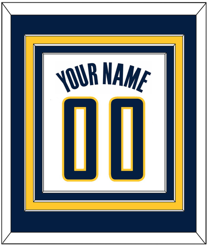 Indiana Name & Number - Home White (2006-2017) - Premier Tier 2