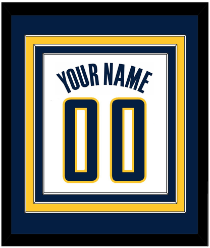 Indiana Name & Number - Home White (2006-2017) - Premier Tier 2
