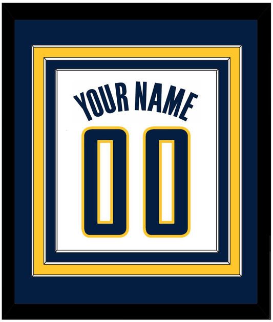 Indiana Name & Number - Home White (2006-2017) - Premier Tier 2